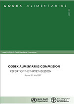 Codex Alimentarius Commission - Thirtieth session, July 2007