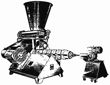 Figure 35: Cooker-extruder used for texturing soy flour