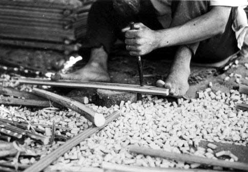 Figure 88: Crate making from the Leaf Midrib