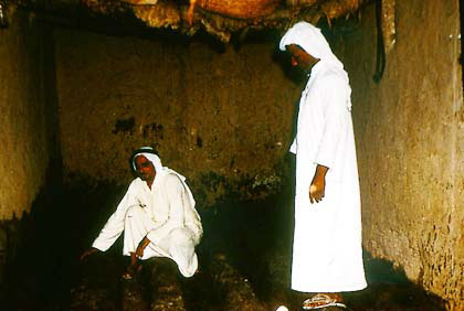 Figure 42: Local Date Store for Bagged Dates with Ridges on the Floor to Accommodate Syrup Collection
