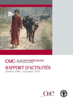 Centre de gestion des crises: sant animale<br> 
 Rapport d'activits