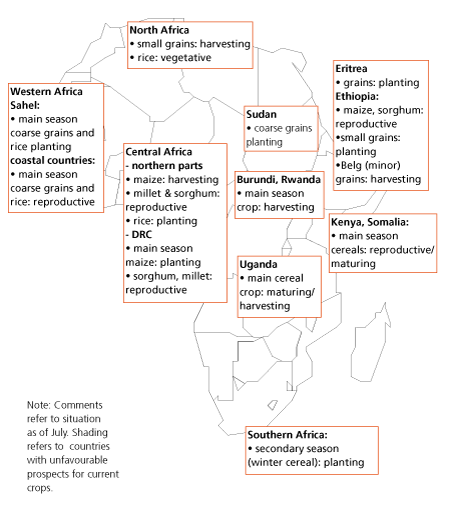 Crop Prospects and Food Situation