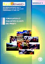 FORMULATION ET VALUATION EX-ANTE DES PROJETS