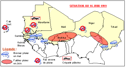 Carte sensible du Sahel