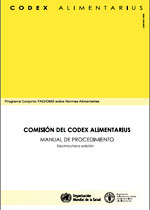 COMISIN DEL CODEX ALIMENTARIUS Manual de procedimiento Decimoctava edicin