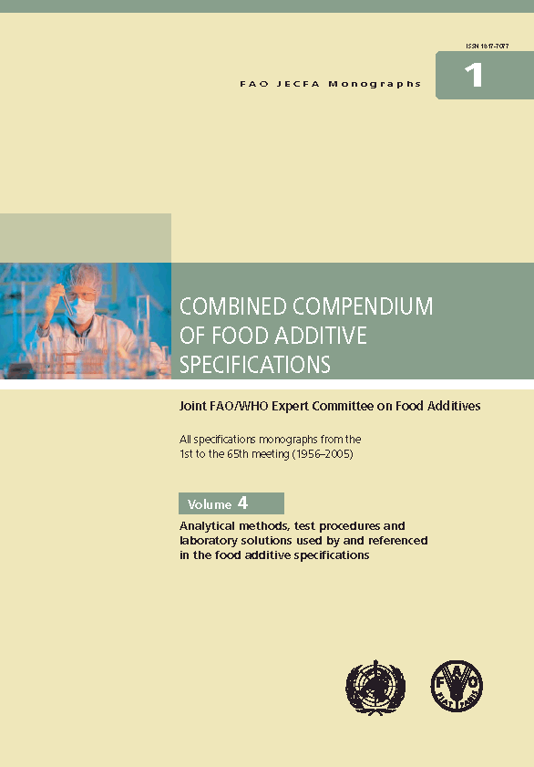 COMBINED COMPENDIUM OF FOOD ADDITIVE SPECIFICATIONS