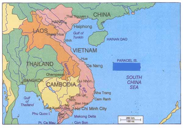 Map of Vietnam