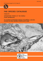 FAO species catalogue. Volume 18. Ophidiiform fishes of the world (Order Ophidiiformes). An annotated and illustrated catalogue of pearlfishes, cusk-eels, brotulas and other ophidiiform fishes known to date 