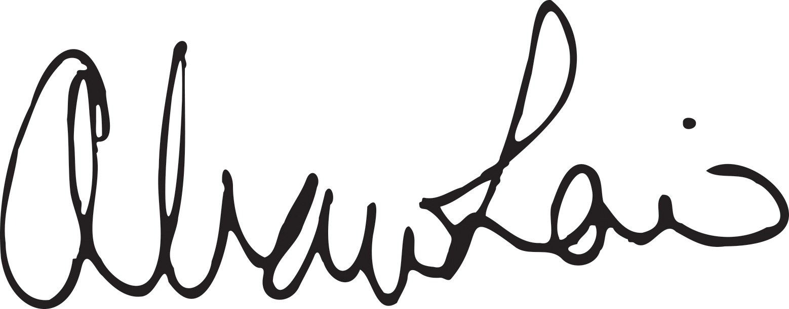 A handwritten signature of Alvaro Lario, President of the International Fund for Agricultural Development (I F A D).