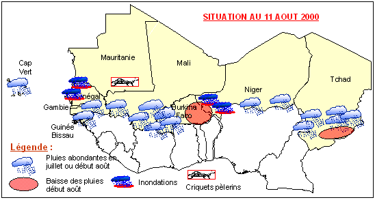 Carte sensible du Sahel