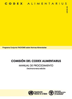 Comison del codex alimentarius manual de procedimiento - Decimonovena edicon