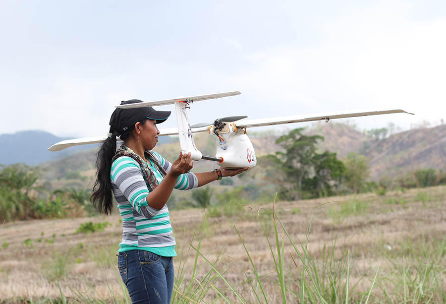 SOURCE: FAO. 2018. e-Agriculture promising practice – Drones for community monitoring of forest. Rome. 12 p. (also available at https://www.fao.org/publications/card/en/c/I8760EN/).