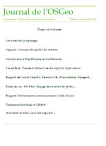 Journal de lOSGeo Volume 2 / Septembre 2007 