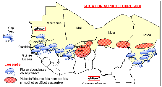 Carte sensible du Sahel