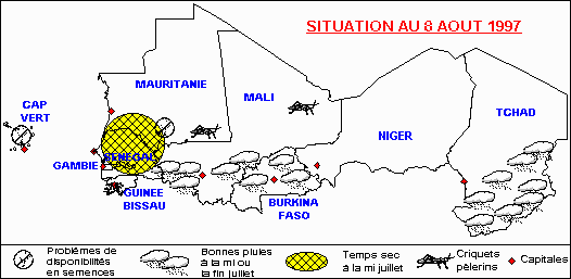 Carte sensible du Sahel