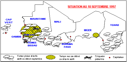 Carte sensible du Sahel