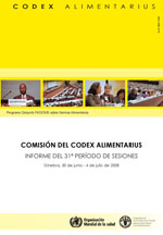 Codex Alimentarius - Informe del 31 perodo de sesiones