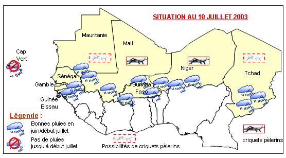 Carte sensible du Sahel