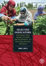 Selected indicators of food and agricultural development in the Asia-Pacific region 2001-2011