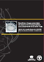 Beneficios y riesgos potenciales del sistema de la lactoperoxidasa <br>
					en la conservación de la leche cruda