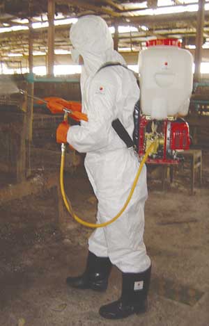 Disinfection, Cambodia