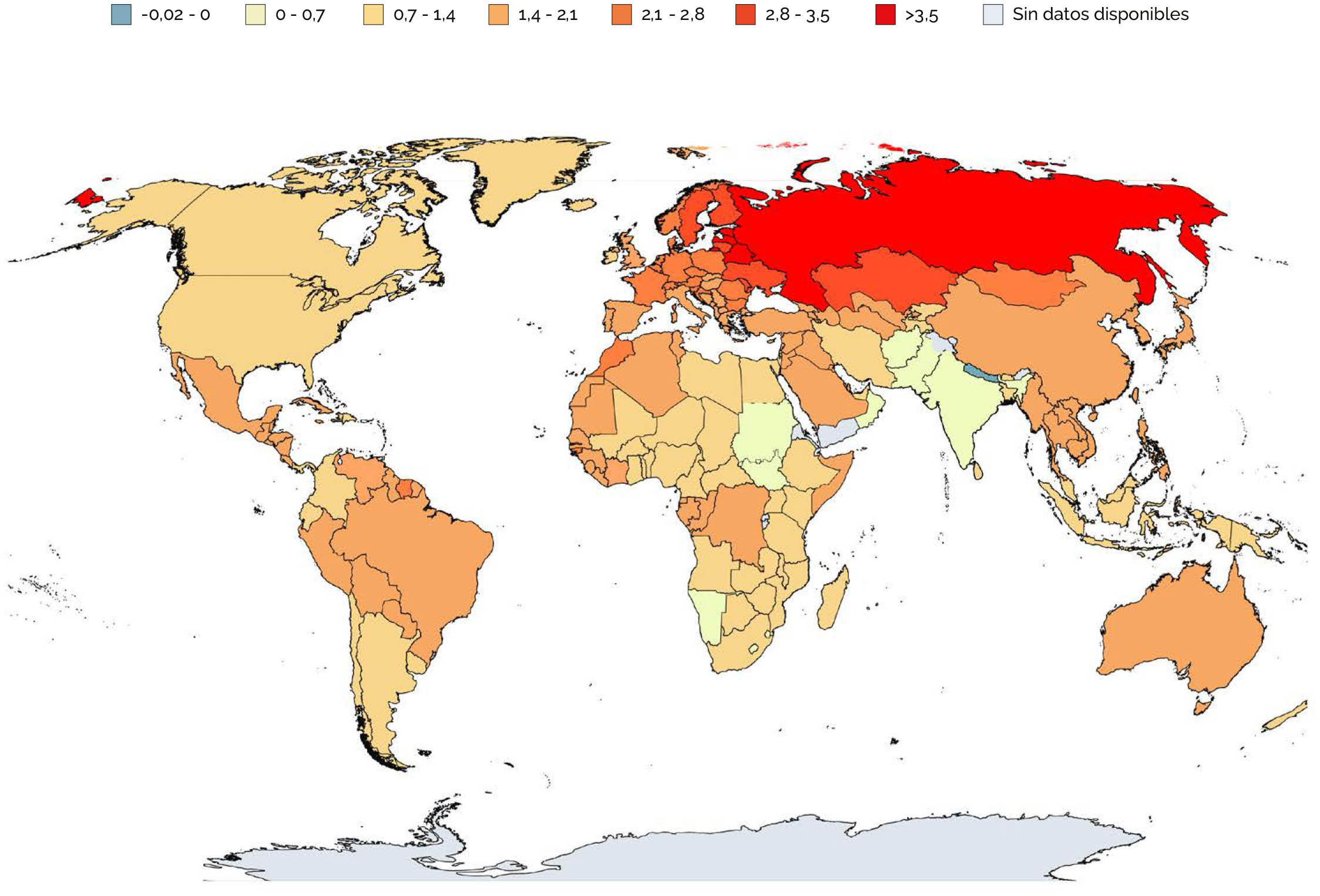 Source: FAO, 2021a, modified to comply with UN, 2021.