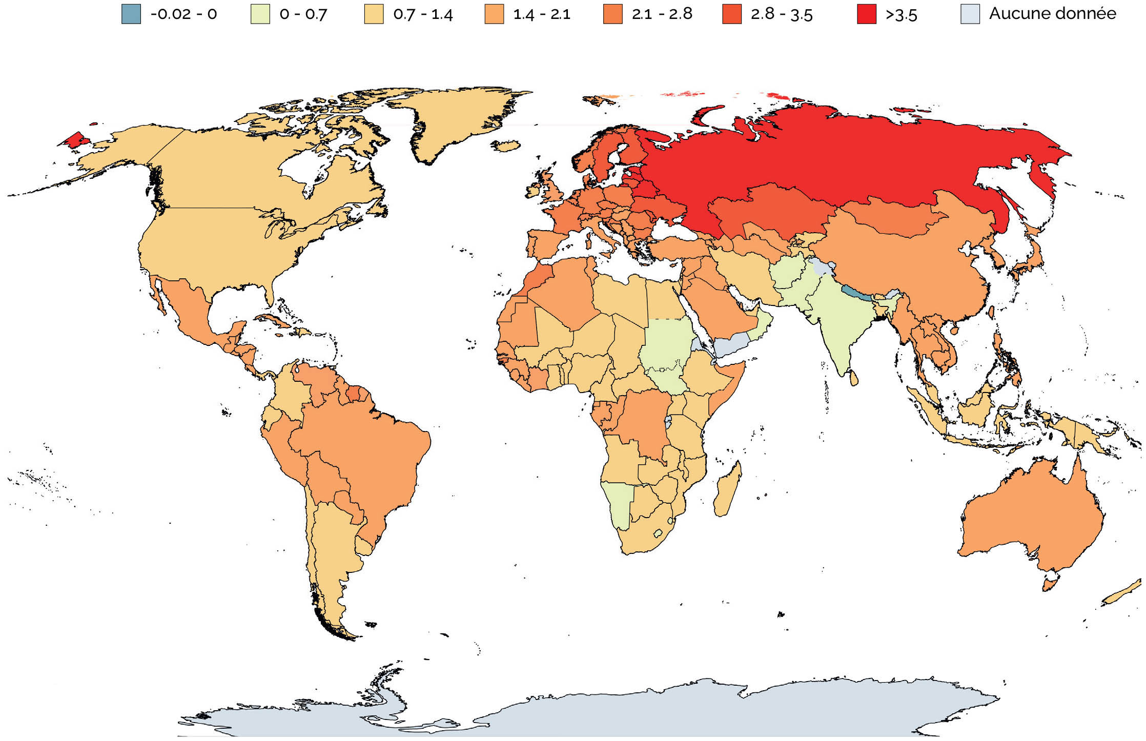 Source: FAO, 2020a, modifiée pour être mise en conformité avec UN, 2021.