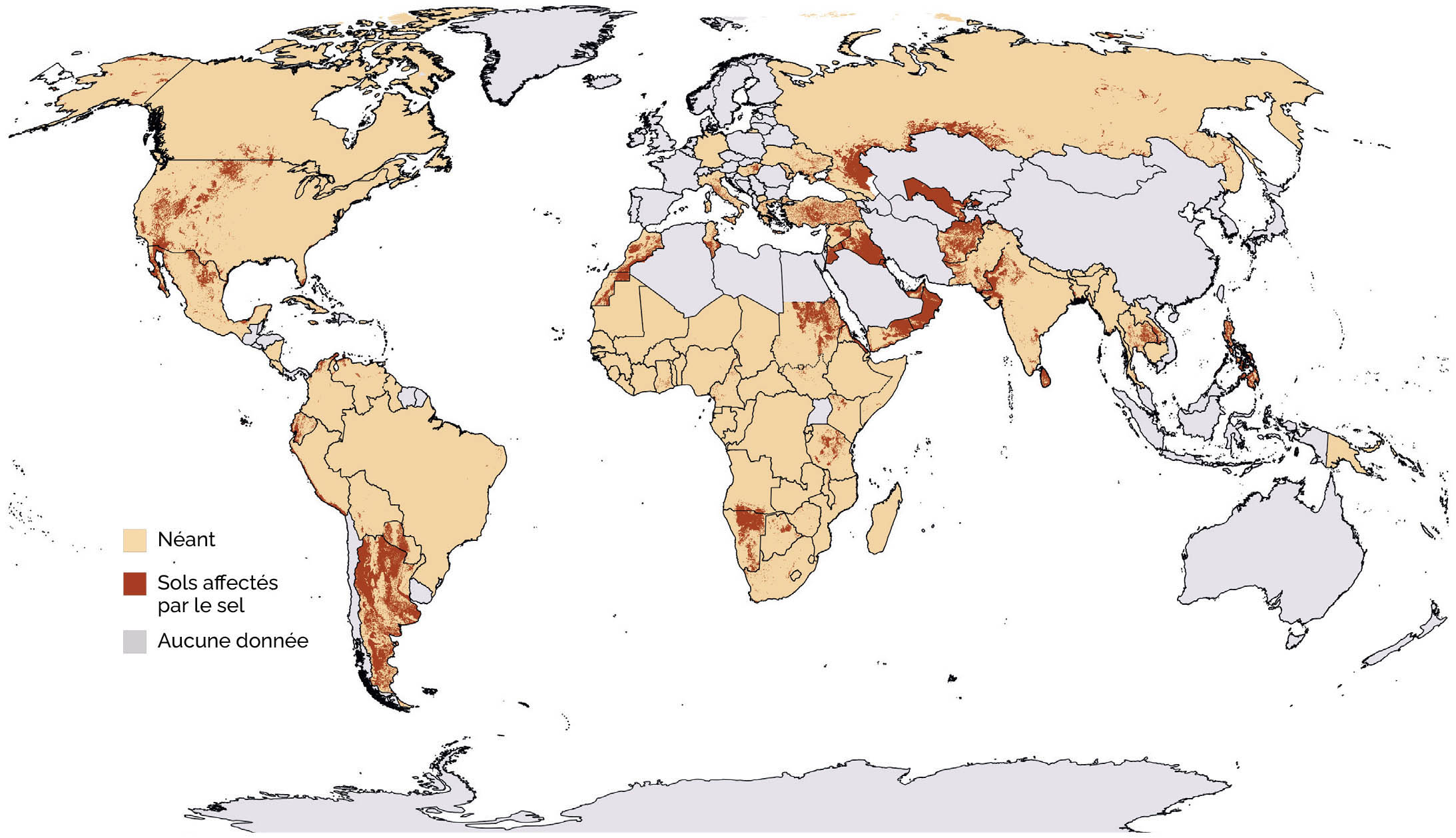 Source: FAO, 2021a, modifiée pour être mise en conformité avec UN, 2021.