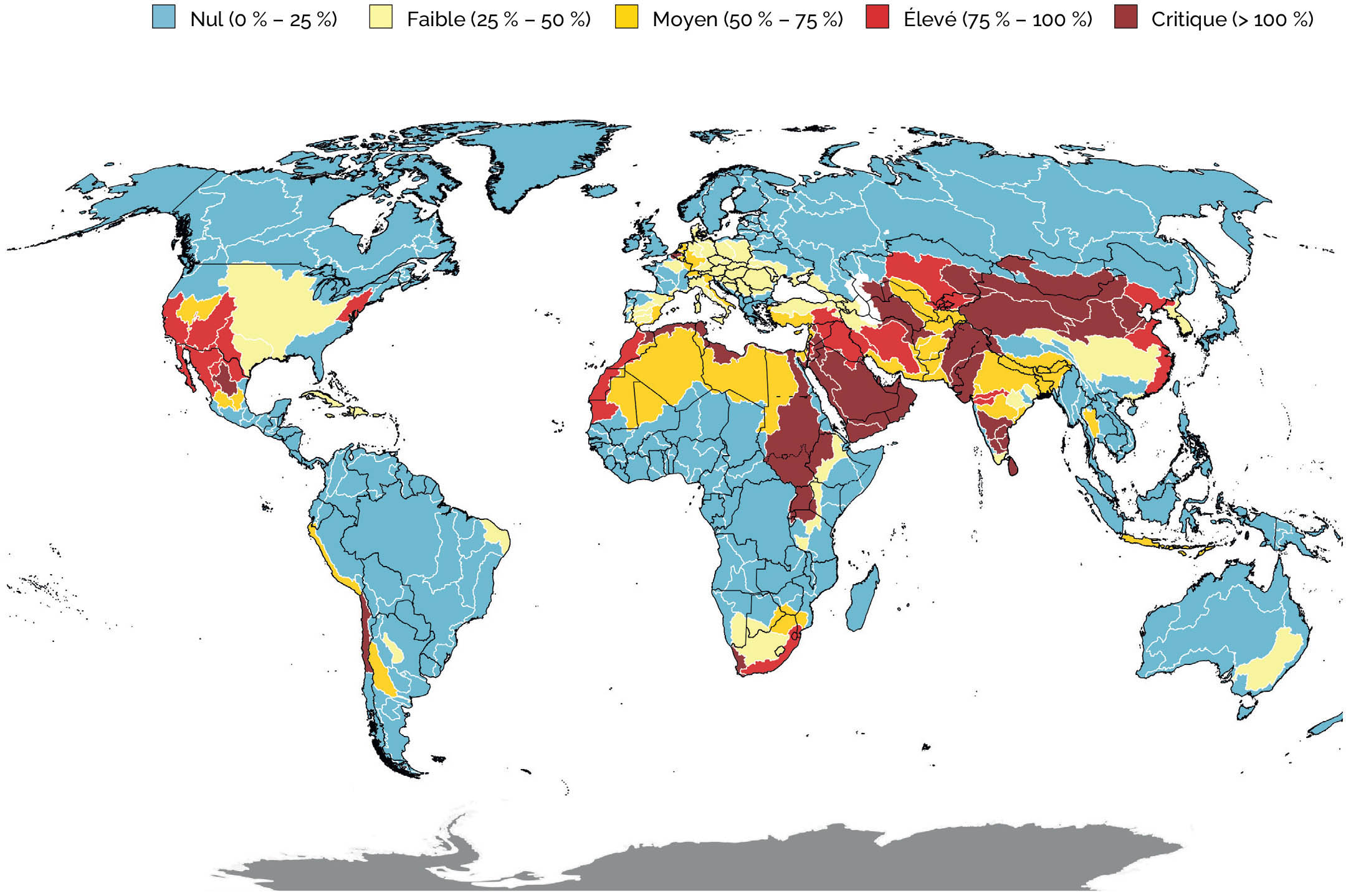 Source: FAO and UN-Water, 2021, modified to comply with UN, 2021.