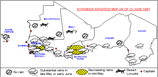 Sensitive Map of the Sahel countries