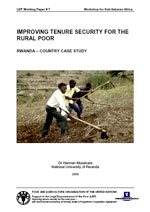 IMPROVING TENURE SECURITY FOR THE RURAL POOR - Rwanda