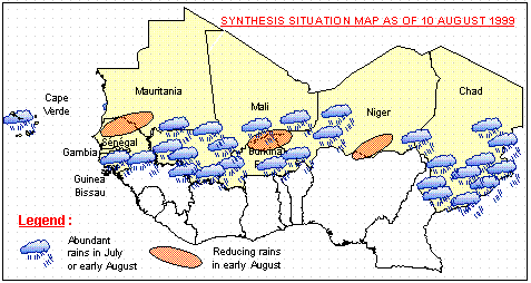 Sensitive Map of the Sahel countries