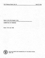 Report of the First Session of the Committee on Fisheries,Rome, 13-18 June 1966