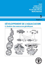 Dveloppement de laquaculture - 3. Gestion des ressources gntiques